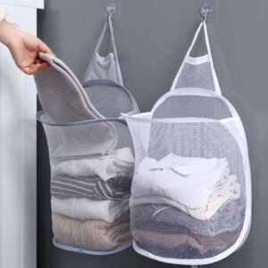 2 Pcs Dirty Clothes Basket Foldable Laundry Storage Basket