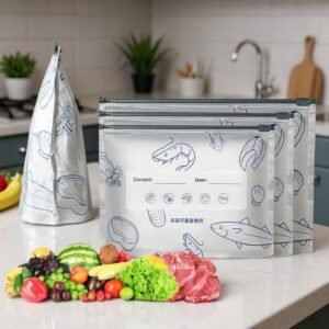 40 Pcs Aluminum Foil Zip Lock Bag