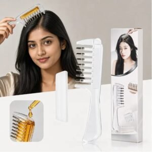 ১ টি  Scalp Applicator Comb – চুলে তেল ও সিরাম ব্যবহারের সহজ সমাধান